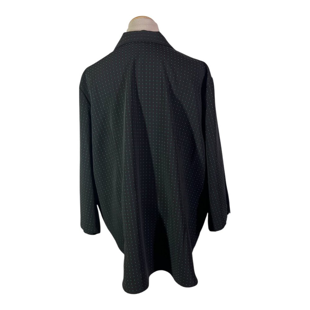 Tanjay Plus Size 24w Textured Button-Up Shirt 3/4… - image 8